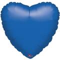 Loftus International 18 in. Metallic Blue Heart HX Balloon A1-0592